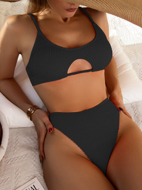 2022 Sexy Women High Waist Bikini Swimsuit Swimwear Female Bandeau Thong Brazilian Bikini Set Bathing Suit Bather - The Vertus Boutique 
